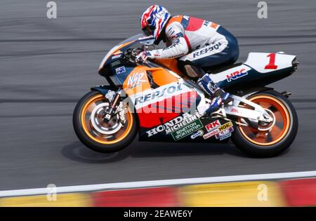 Michael Doohan, (AUS), Honda 500, Italienischer GP 1995, Mugello Stockfoto