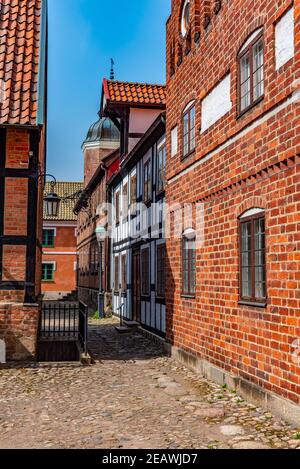 Villen im Freilichtmuseum Kulturen in Lund, Schweden Stockfoto