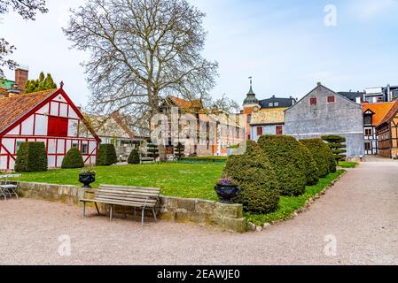 Villen im Freilichtmuseum Kulturen in Lund, Schweden Stockfoto