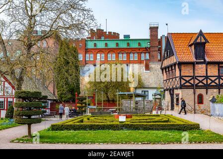 Villen im Freilichtmuseum Kulturen in Lund, Schweden Stockfoto