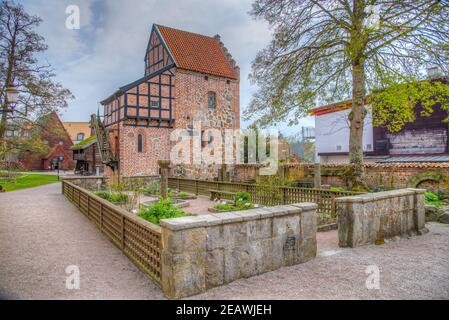 Villen im Freilichtmuseum Kulturen in Lund, Schweden Stockfoto