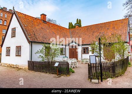 Villen im Freilichtmuseum Kulturen in Lund, Schweden Stockfoto