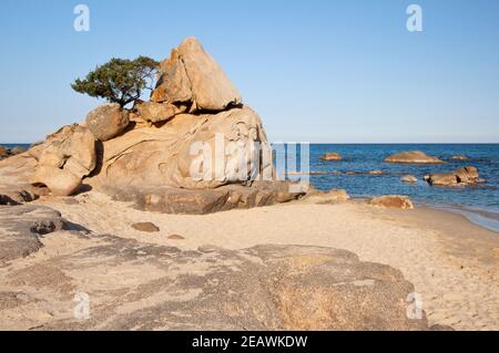 Santa Giusta Beach, Costa Rei, Muravera, Castiadas, Bezirk Cagliari, Sardinien, Italien, Europa Stockfoto