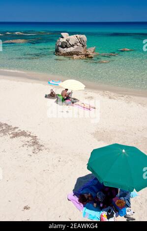 Strand Santa Giusta, Costa Rei, Muravera, Castiadas, Cagliari, Sardinien, Italien, Europa Stockfoto