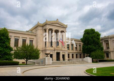 Haupteingang des Museum of Fine Arts in der Huntington Avenue 465, Boston, Massachusetts, USA. Stockfoto