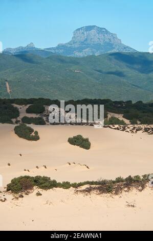 Dünen, Strand Piscinas, Provinz Medio Campidano, Arbus, Sardinien, Italien, Europa Stockfoto