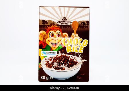 CROWNFIELD Getreide von LIDL Supermarkt-Kette verkauft Stockfoto