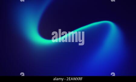 Abstrakte Welle fließenden blauen und türkisfarbenen Hintergrund. Verschwommener dynamischer Hintergrund in 4K Auflösung. Stockfoto