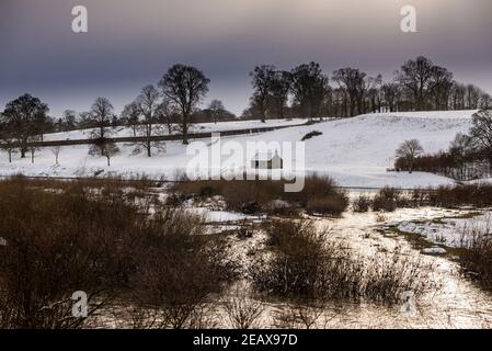 Westford Shiel am schottischen Ufer des River Tweed Stockfoto