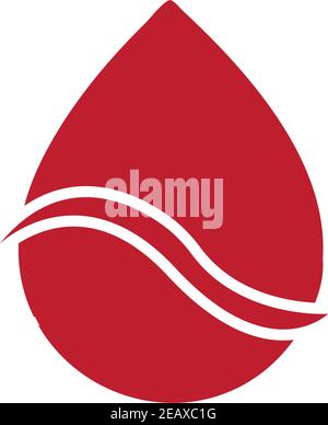 Blutstropfen Spender Vector Illustration Stock Vektor