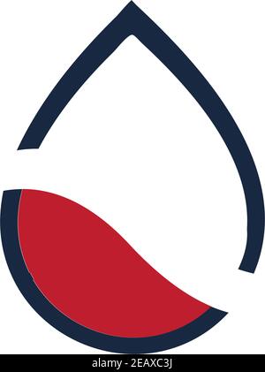 Blutstropfen Spender Vector Illustration Stock Vektor