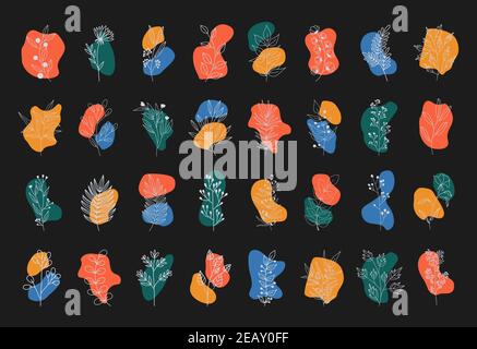 Sammlung von Highlights Story Covers Stock Vektor