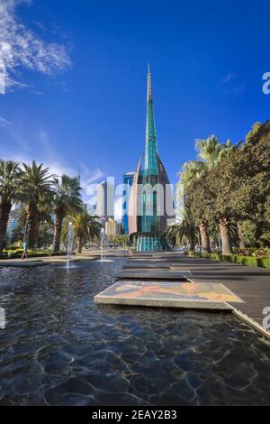 Glockenturm, Perth, Westaustralien. Stockfoto