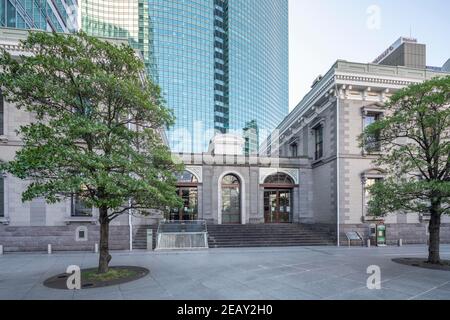 The Old Shimbashi Station Railway History Exhibition Hall, Minato-Ku, Tokyo, Japan Stockfoto