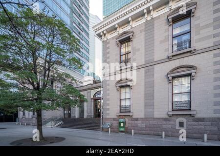 The Old Shimbashi Station Railway History Exhibition Hall, Minato-Ku, Tokyo, Japan Stockfoto