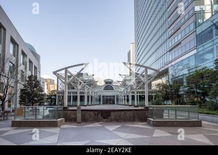 The Old Shimbashi Station Railway History Exhibition Hall, Minato-Ku, Tokyo, Japan Stockfoto