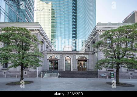 The Old Shimbashi Station Railway History Exhibition Hall, Minato-Ku, Tokyo, Japan Stockfoto