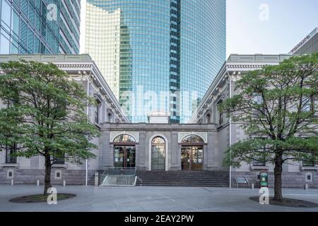 The Old Shimbashi Station Railway History Exhibition Hall, Minato-Ku, Tokyo, Japan Stockfoto