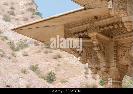 Indien Rajasthan Jaipur Gaitor Cenotaph errichtet am Ort der Einäscherung von Maharajas Stockfoto