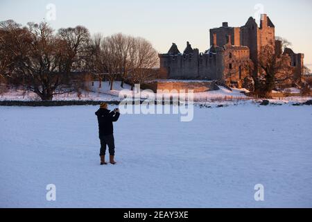 Edinburgh, Schottland. VEREINIGTES KÖNIGREICH. Februar 2021, 11th. Craigmillar Park in Edinburgh. Quelle: Pako Mera/Alamy Live News Stockfoto