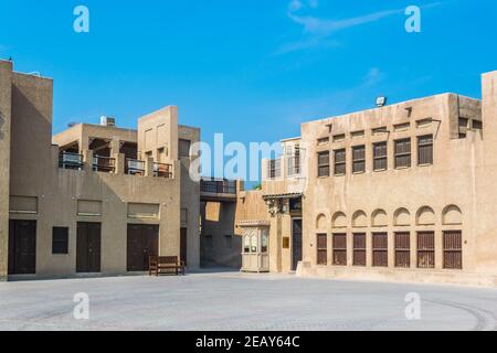 DUBAI, VAE, 25. OKTOBER 2016: Blick auf das Dubai Heritage Village, VAE Stockfoto