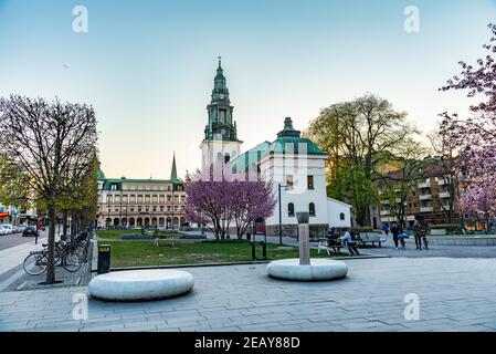 LINKOPING, SCHWEDEN, 23. APRIL 2019: Kirche des Heiligen Lars in Linkoping, Schweden Stockfoto