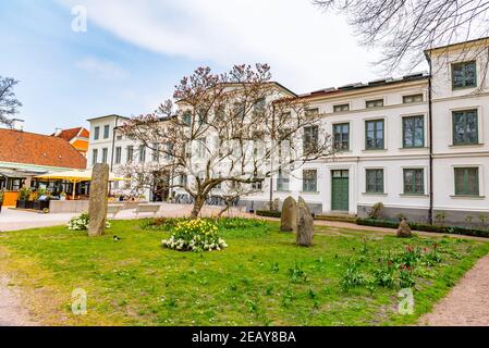 LUND, SCHWEDEN, 24. APRIL 2019: Kultur Freilichtmuseum in Lund, Schweden Stockfoto