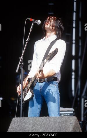 The Datsuns beim Reading Festival 2003, Reading, England, Großbritannien. Stockfoto