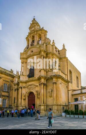 RAGUSA, ITALIEN, 26. APRIL 2017: Chiesa di san giuseppe in Ragusa, Sizilien, Italien Stockfoto
