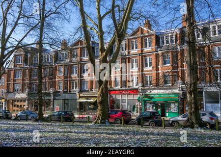 Hampstead Heath shops London England Stockfoto