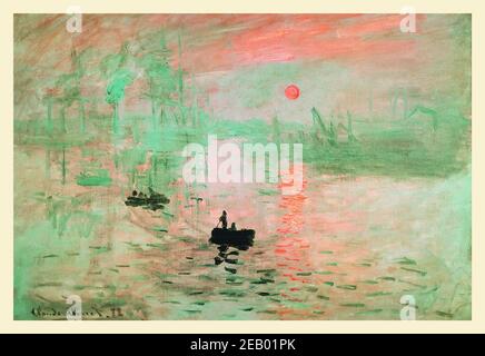 Impression Sunrise 1873 Stockfoto