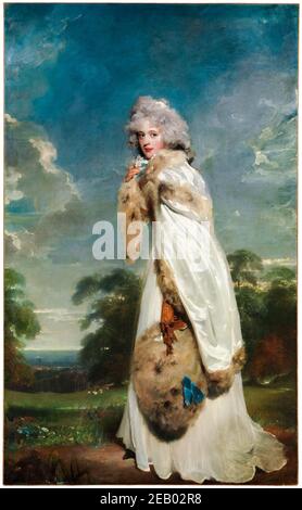 Sir Thomas Lawrence, Porträtmalerei, Elizabeth Farren (c,1759-1829), irische Schauspielerin, später Gräfin von Derby, 1790 Stockfoto