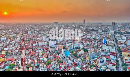 Stadtbild Haiphong, Vietnam Stockfoto