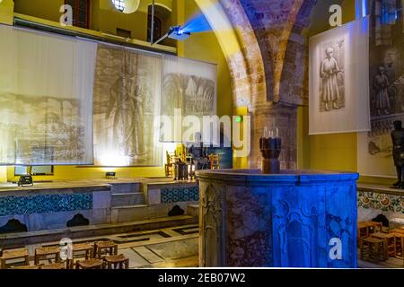 ACRE, ISRAEL, 12. SEPTEMBER 2018: Innenansicht des Hammam al Pasha in Akko, Israel Stockfoto