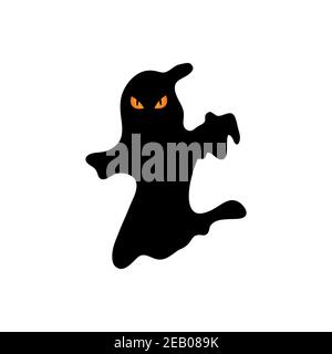 Vektor-Illustration von Geist auf weißem Hintergrund. Stock Vektor