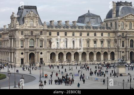 Das Louvre-Museum Stockfoto