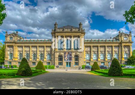 HANNOVER, 28. APRIL 2018: Blick auf das landesmuseum in Hannover Stockfoto