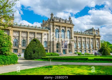 HANNOVER, 28. APRIL 2018: Blick auf das landesmuseum in Hannover Stockfoto