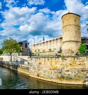 HANNOVER, 28. APRIL 2018: Blick auf das Historische Museum in Hannover Stockfoto