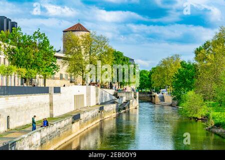 HANNOVER, 28. APRIL 2018: Blick auf das Historische Museum in Hannover Stockfoto