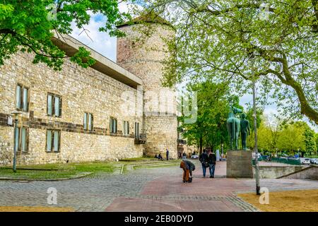 HANNOVER, 28. APRIL 2018: Blick auf das Historische Museum in Hannover Stockfoto