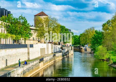 HANNOVER, 28. APRIL 2018: Blick auf das Historische Museum in Hannover Stockfoto