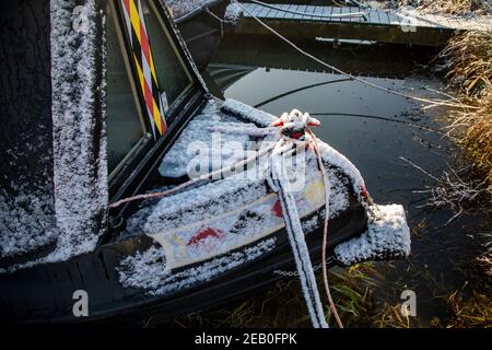 Droitwich Spa Marina Worcester Stockfoto