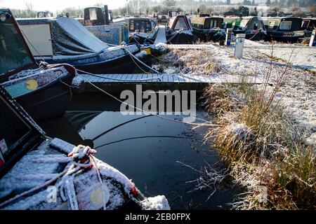 Droitwich Spa Marina Worcester Stockfoto