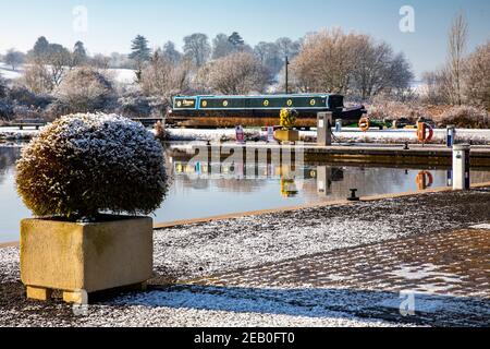 Droitwich Spa Marina Worcester Stockfoto