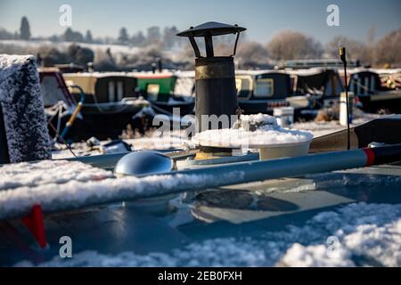 Droitwich Spa Marina Worcester Stockfoto