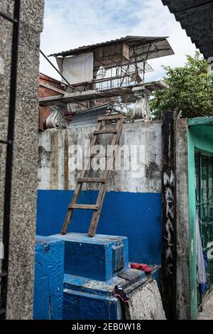 Friedhof, Manila, Philippinen, Leben in einem Friedhof, Leben und Tod Stockfoto