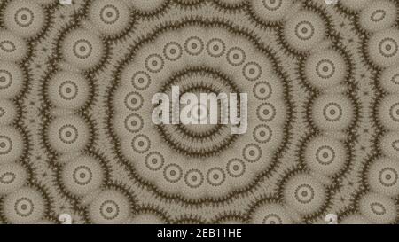 Abstrakte halftone psychedelischen kaleidoskopische nahtlose Muster. Stockfoto