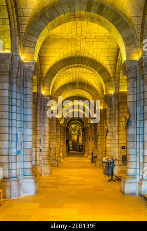 MONACO, MONACO, 14. JUNI 2017: Innenraum der Kathedrale des Heiligen Nikolaus in Monaco Stockfoto