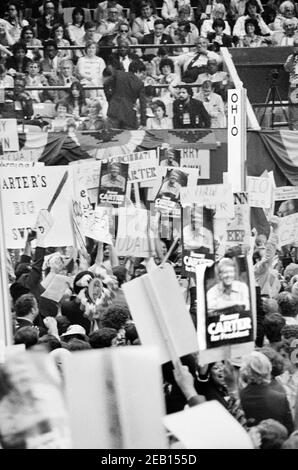 Democratic National Convention, Madison Square Garden, New York City, New York, USA, Warren K. Leffler, 14. Juli 1976 Stockfoto